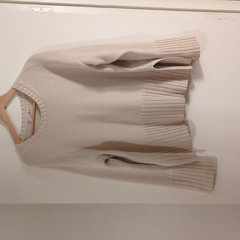 Gap Oversized 24/7 Split-Hem Crewneck Sweater